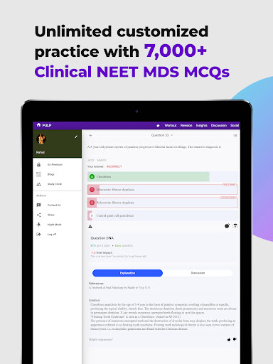Screenshot of PULP NEET MDS NExT Prep App