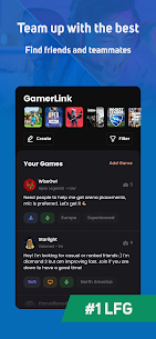 GamerLink LFG  Teams  Friends Apk Download 4