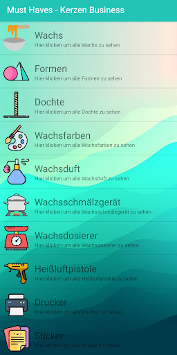 Android application Must Haves - Kerzen Business screenshort