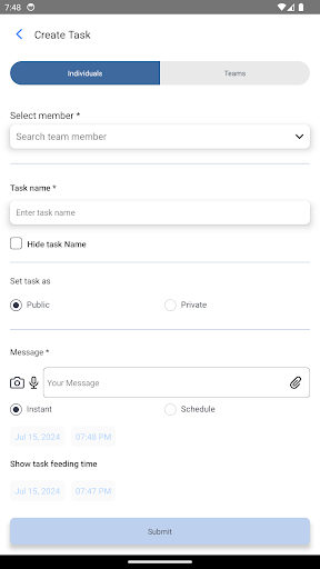 Office Team Work App