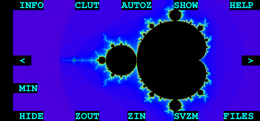 Android application Mandelbrot Set Explorer screenshort