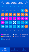 screenshot of Period Tracker - PMS Calendar
