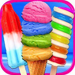 Gambar ikon Rainbow Ice Cream & Popsicles
