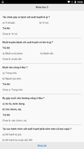 Học tốt Khoa học 5 Screen 2