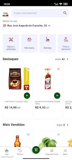 Android application Pedrilho Supermercados screenshort