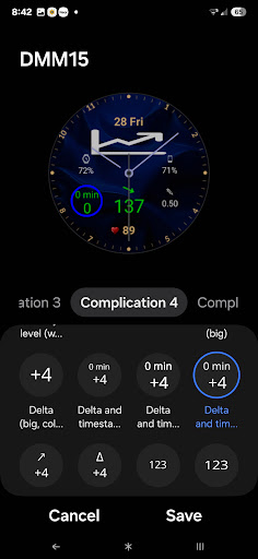 DMM15 Diabetic Watch Face screenshot 5