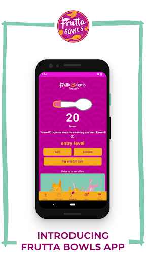 Android application Frutta Bowls screenshort