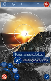 Visualização do aplicativo