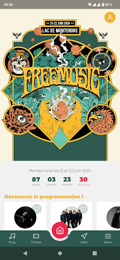 Android application Freemusic 2024 screenshort
