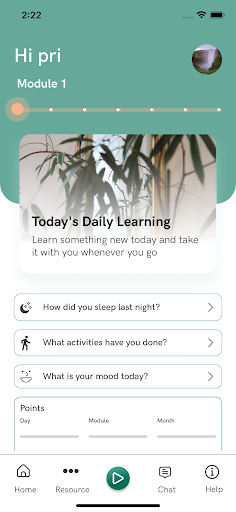 Screenshot of MamaLift