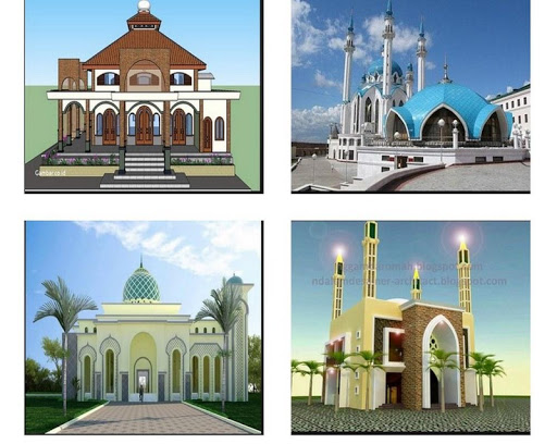 Android application Modern Mosque Design screenshort