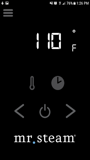 MrSteam SteamLinx Mobile App Screen 2