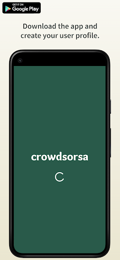Android application Crowdsorsa screenshort