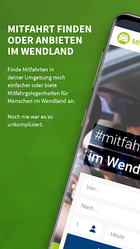 Android application Mitfahren DAN screenshort