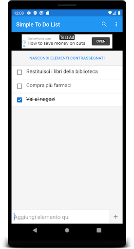 Anteprima dell'app