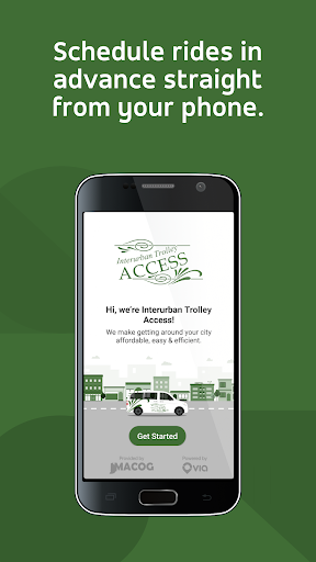 Android application Interurban Trolley Access screenshort