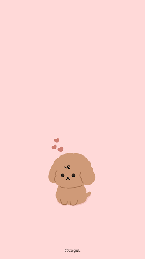 Android application 카카오톡 테마 - 베이비 푸들 푸딩 screenshort