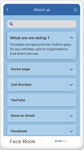 Fan Apps Screen 2