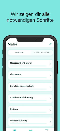 Gründerplattform Screen 3