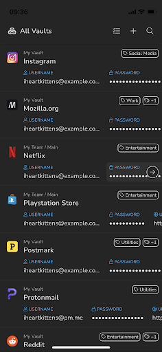 Padloc Screen 3