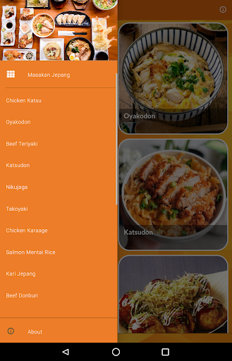 Android application Resep Masakan Jepang screenshort