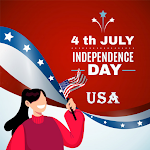 Cover Image of Download US Independence Day Images Mes  APK