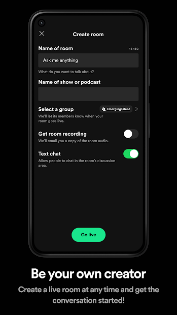 Imágen 6 Spotify Greenroom - Talk Live Music, Sports & More android