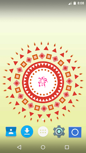 Diwali Rangoli Live Wallpaper