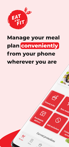 Android application Eat2BeFit screenshort