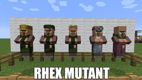 Villagers Mod for Minecrfat PE poster 11