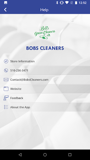 Android application LaunderGo screenshort