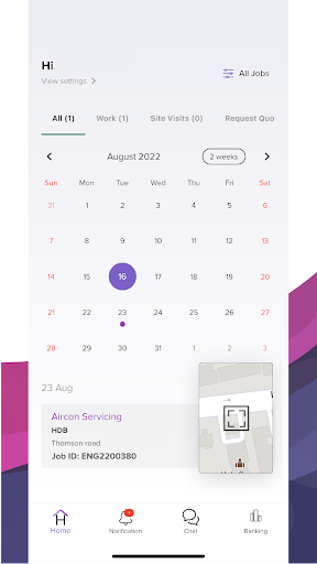 Android application CBM Home Operator screenshort