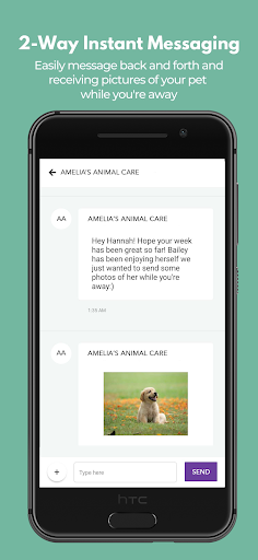 Android application Amelia’s Animal Care screenshort
