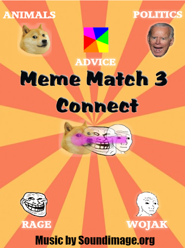 Android application Meme Match 3 Connect screenshort