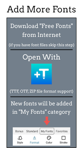 Screenshot of Add Text: Text on Photo Editor