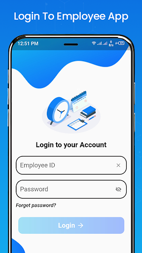 Android application Shifa Employee screenshort