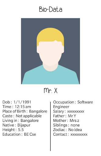 biodata creator Screen 2