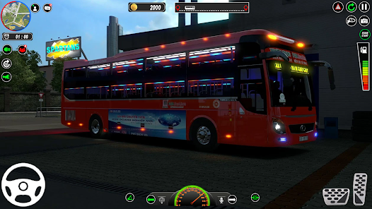 Captura de Pantalla 8 US Coach Bus Simulator Game 3d android