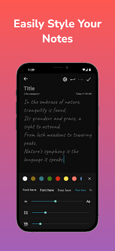 Notes Creator: Organized Notes Screen 2