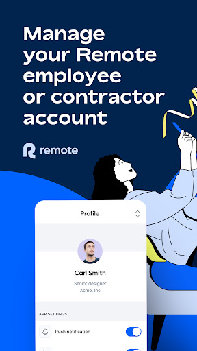 Android application Remote Global HR screenshort