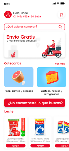 Android application Rall-e Vecino screenshort