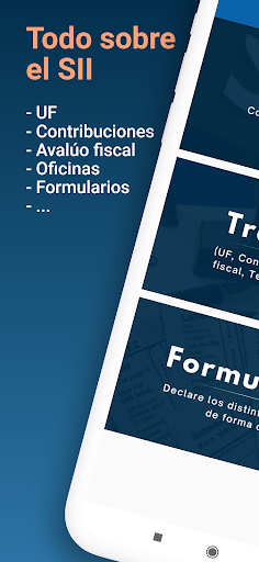 Android application SII Chile. Guía Informativa screenshort