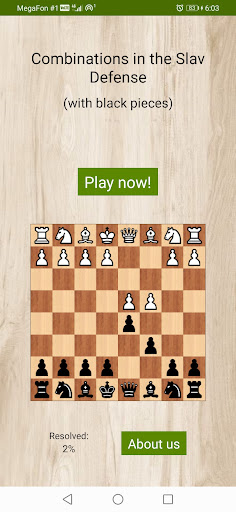 Android application Chess - Slav Defense screenshort