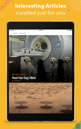 Screenshot of BBC Earth Magazine