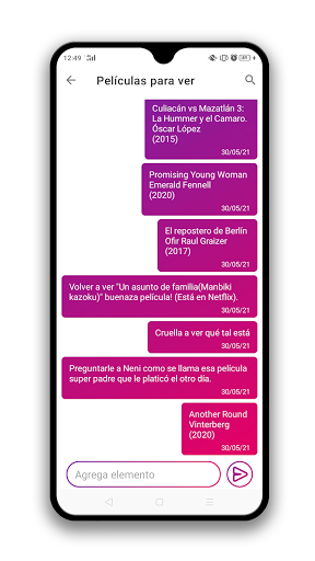 Listagram Screen 3