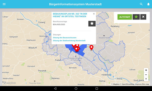 SessionNet Bürgerinfo Screen 2