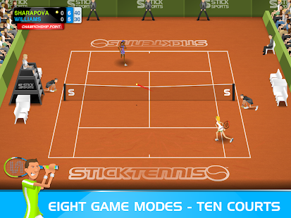 Stick Tennis Screenshot