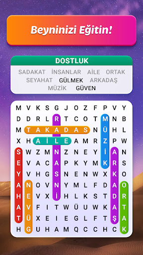Kelime Ara Bulmaca ekran görüntüsü