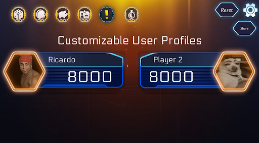 Android application life points calculator - Yusei screenshort