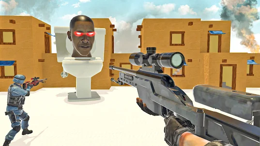 Toilet Action : Shooting 3D